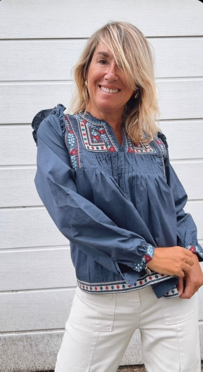 Blusa Castropol Marino