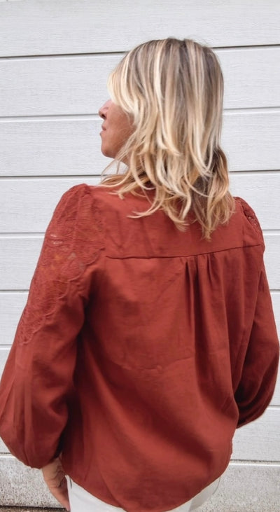 Camisa Laviana teja
