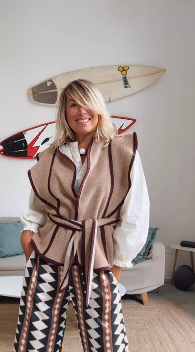 Chaleco Oviedo beige