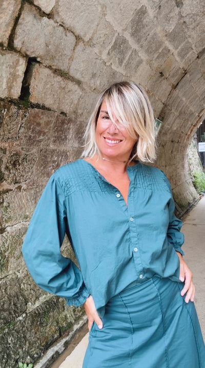 Camisa Mogrovejo azul