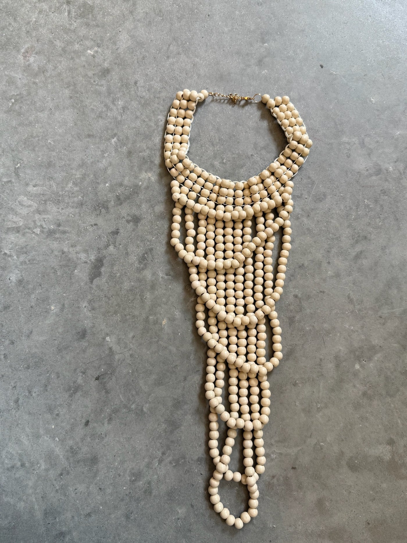 Collar jirafa beige