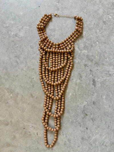Collar Jirafa taupe