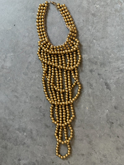 Collar jirafa dorado