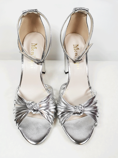 Aura silver sandals