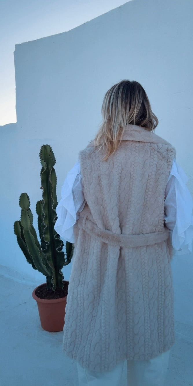 Chaleco Zurich beige