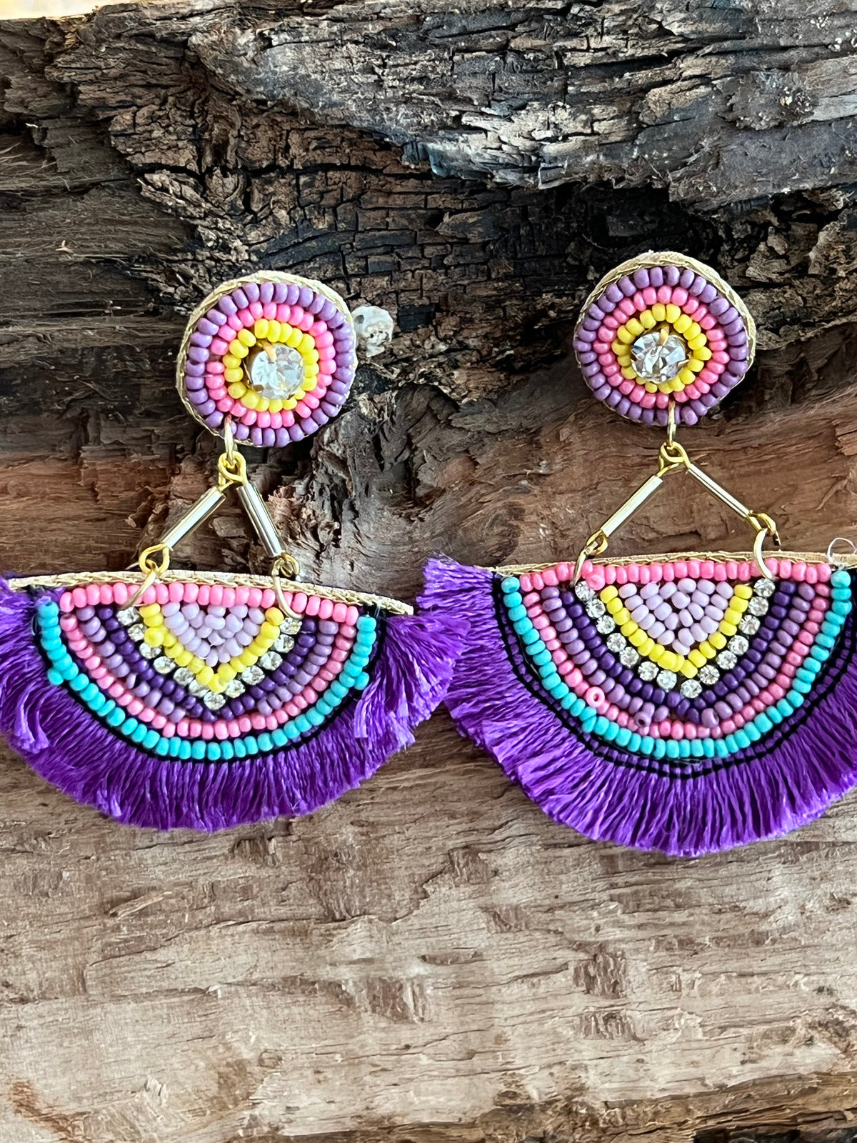 Ibiza Violet Earrings