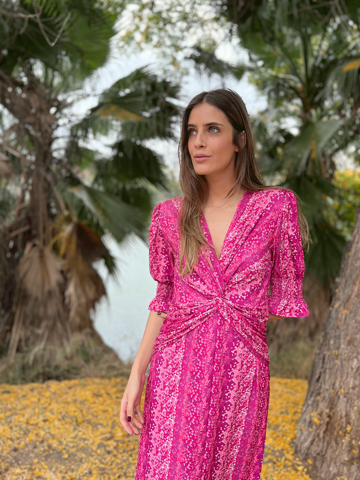 Pink Paris dress