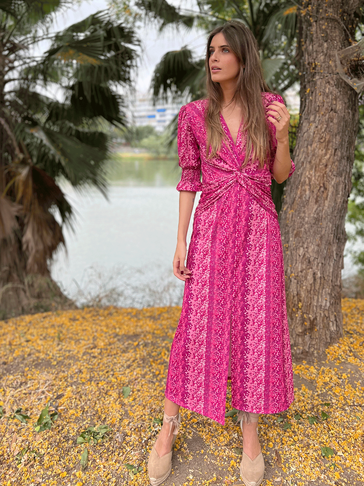 Pink Paris dress