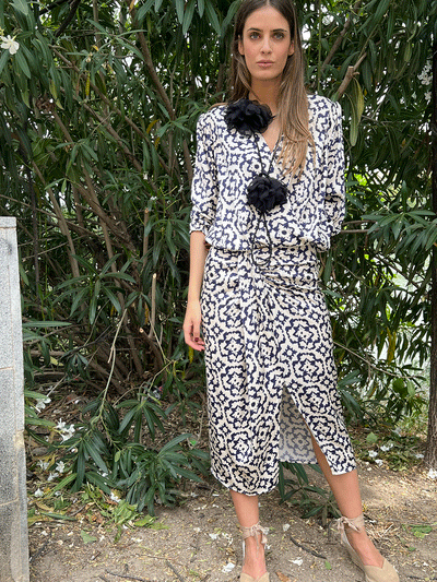 Blusa Corinto navy