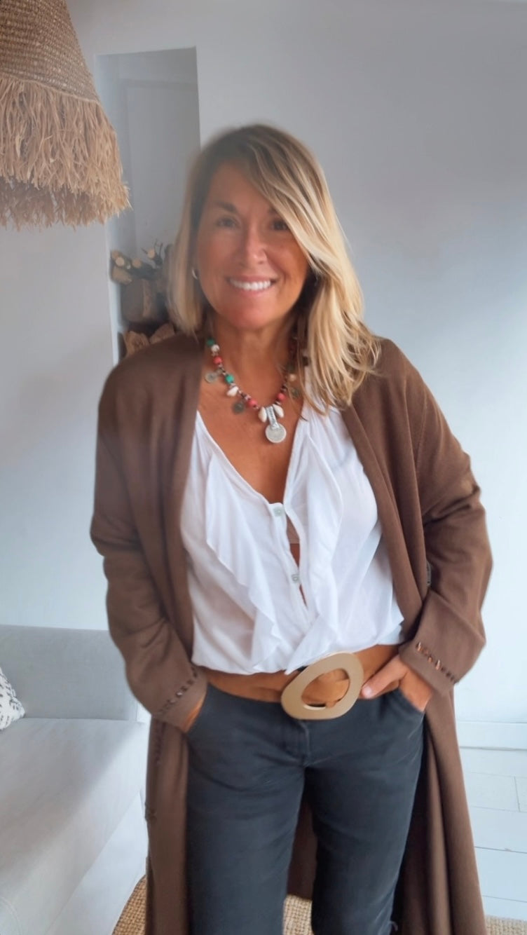 Chaqueta Royale marron