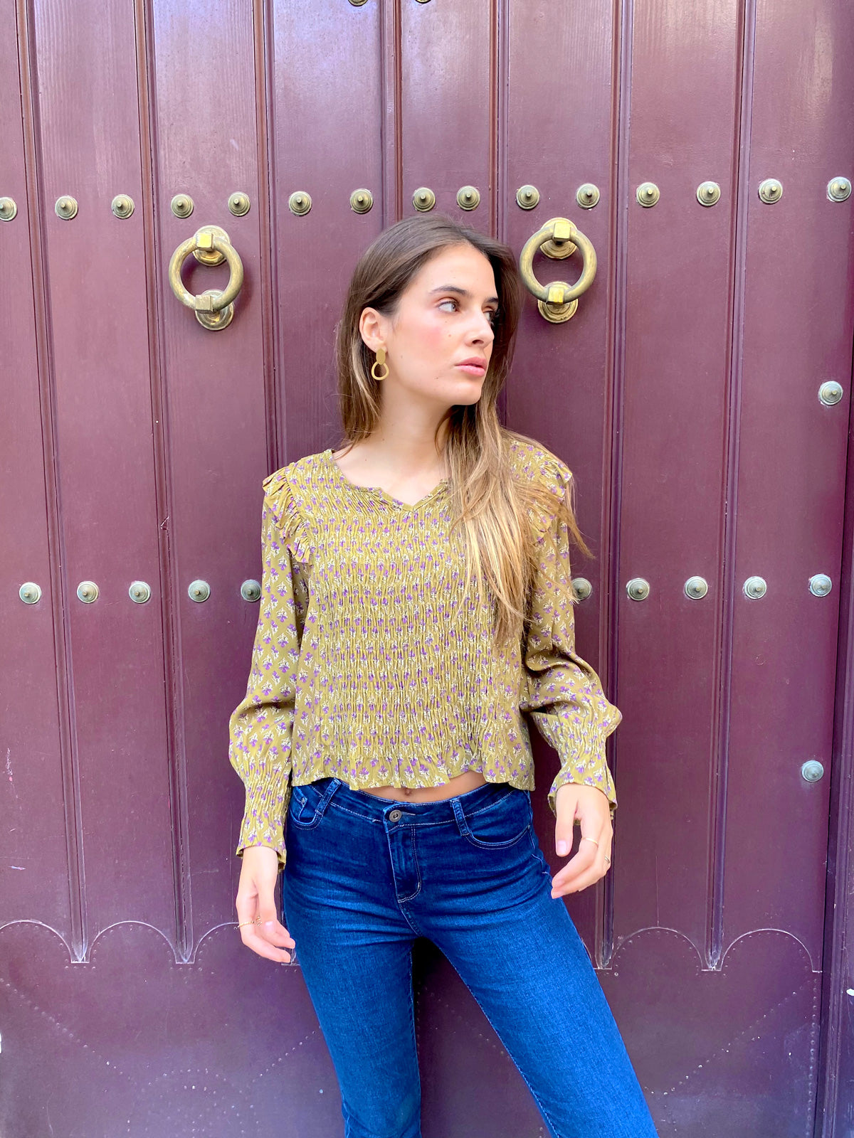 Blusa Berta Olive