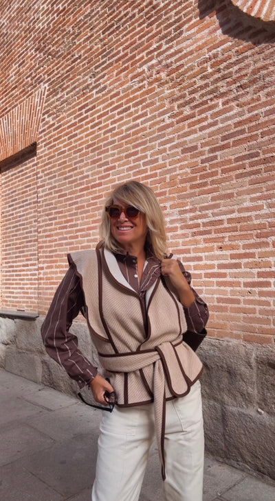 Chaleco Oviedo beige