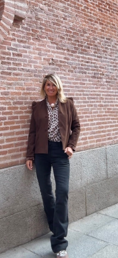 Chaqueta Braganza marron