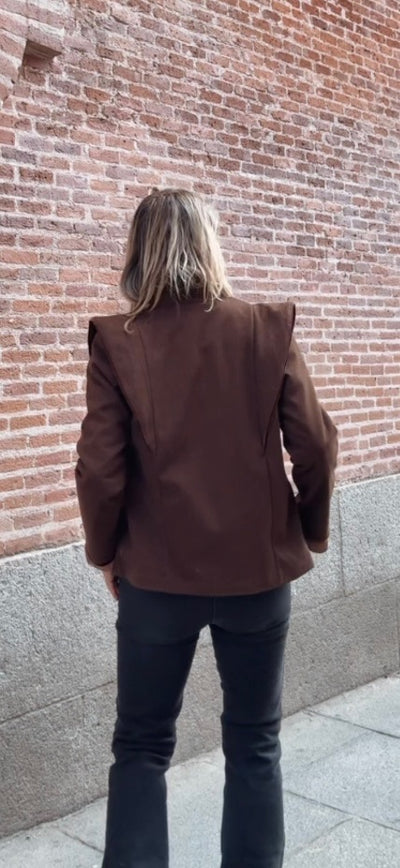 Chaqueta Braganza marron