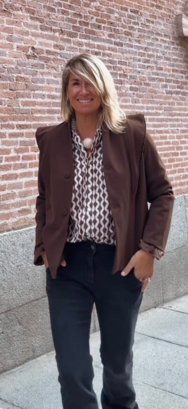 Chaqueta Braganza marron