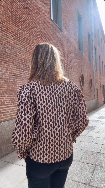 Blusa Aquitania beige