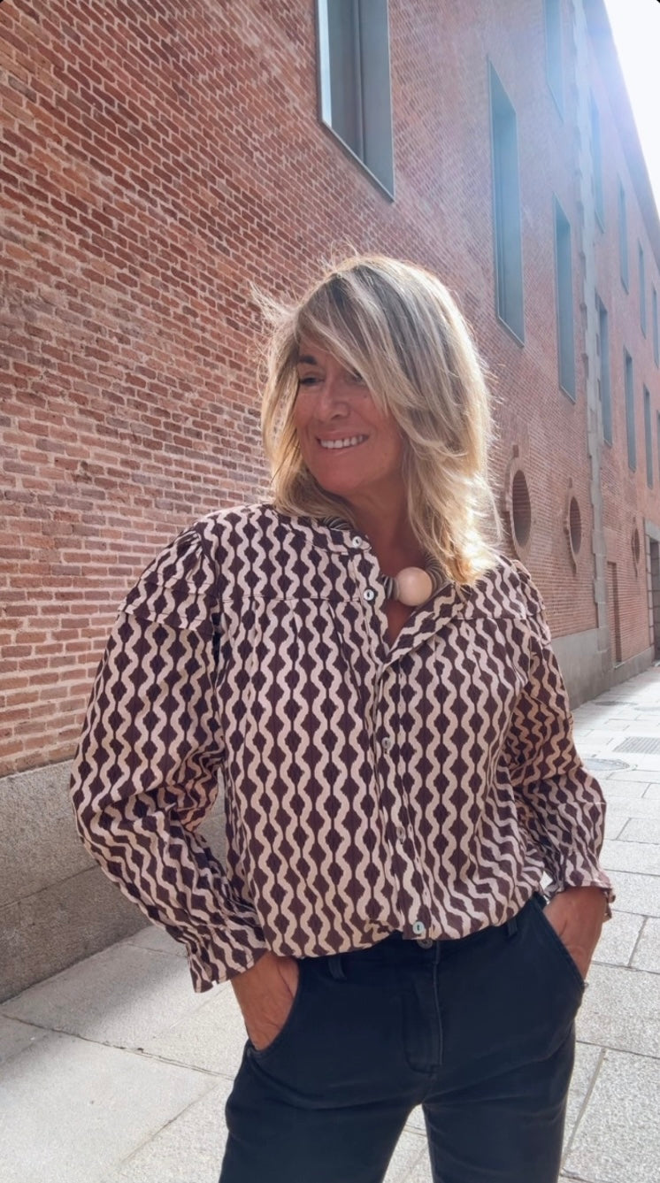 Blusa Aquitania beige