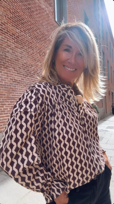 Blusa Aquitania beige