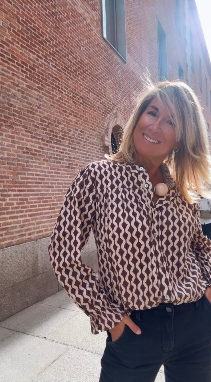 Blusa Aquitania beige