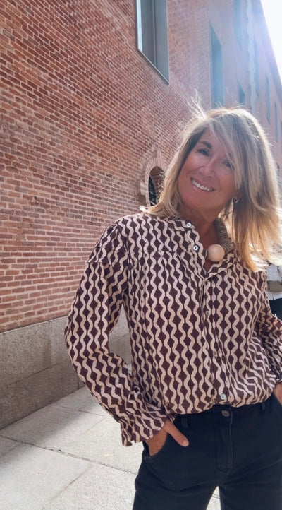 Blusa Aquitania beige