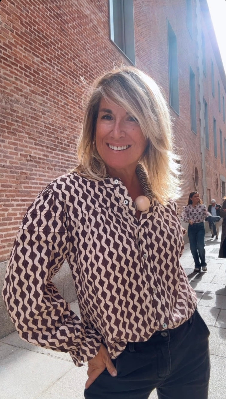 Blusa Aquitania beige