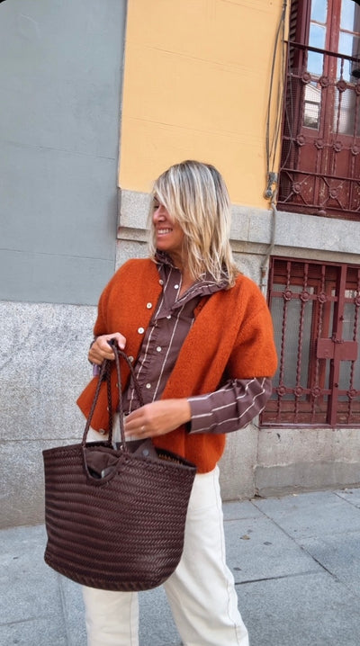 Chaqueta Évora teja