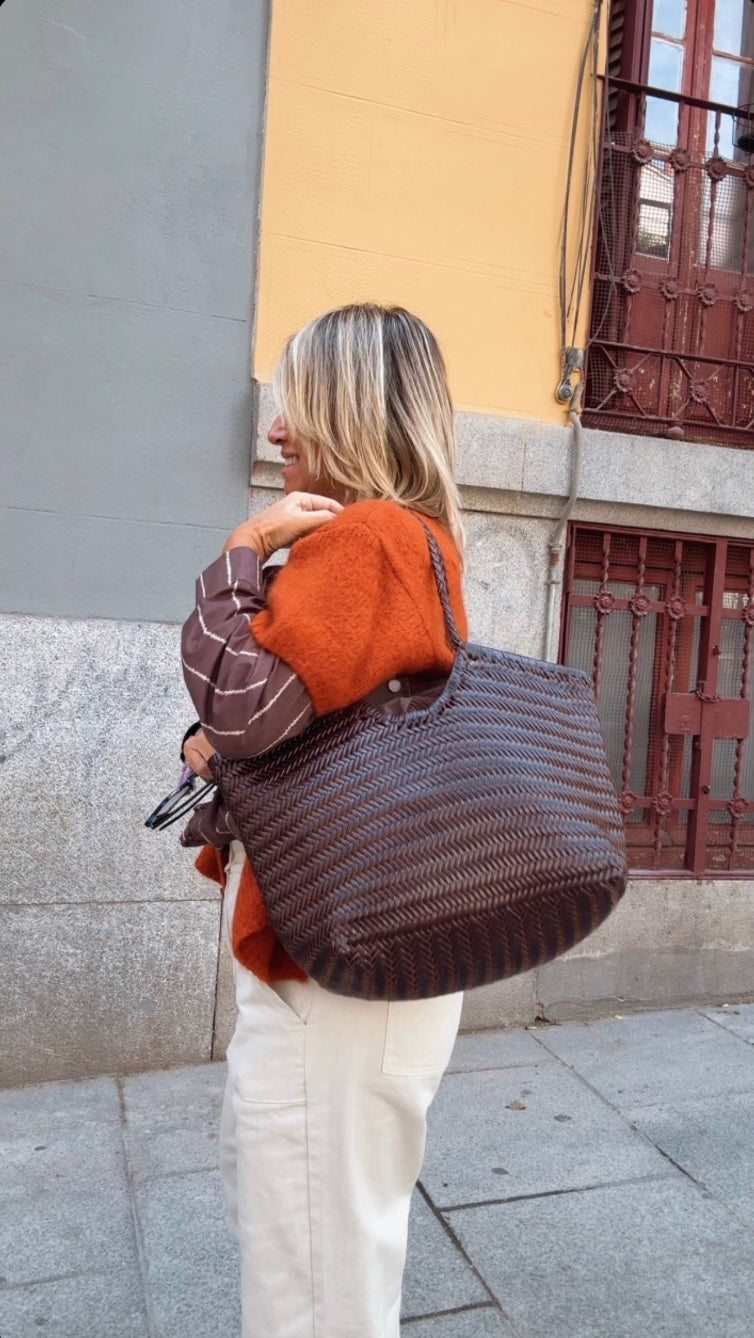 Chaqueta Évora teja