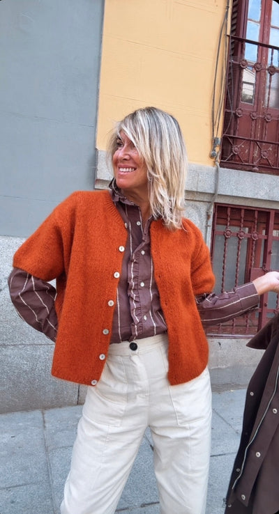 Chaqueta Évora teja