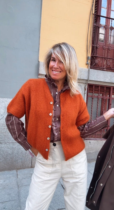 Chaqueta Évora teja