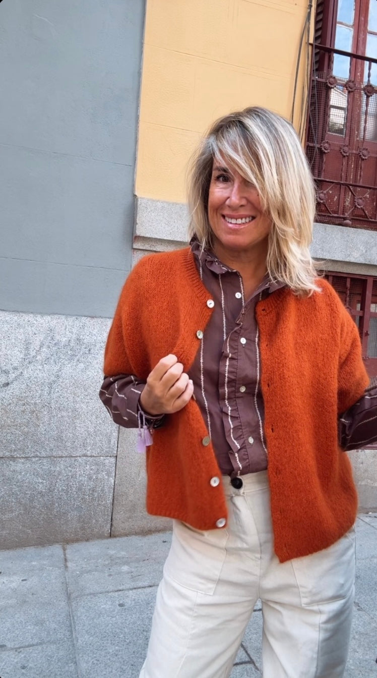 Chaqueta Évora teja