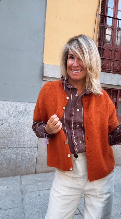 Chaqueta Évora teja