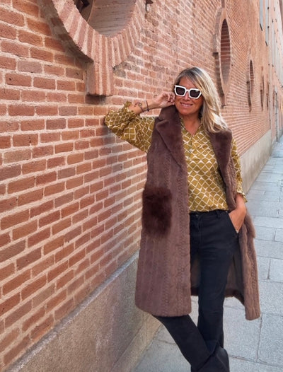 Chaleco Zurich chocolate