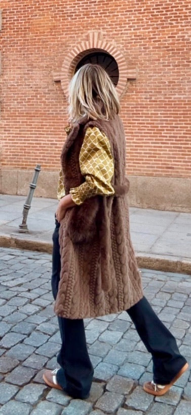 Chaleco Zurich chocolate