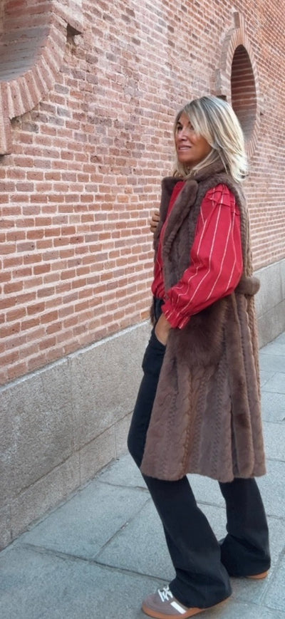 Chaleco Zurich chocolate