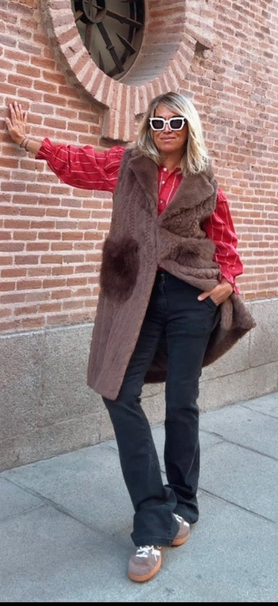 Chaleco Zurich chocolate