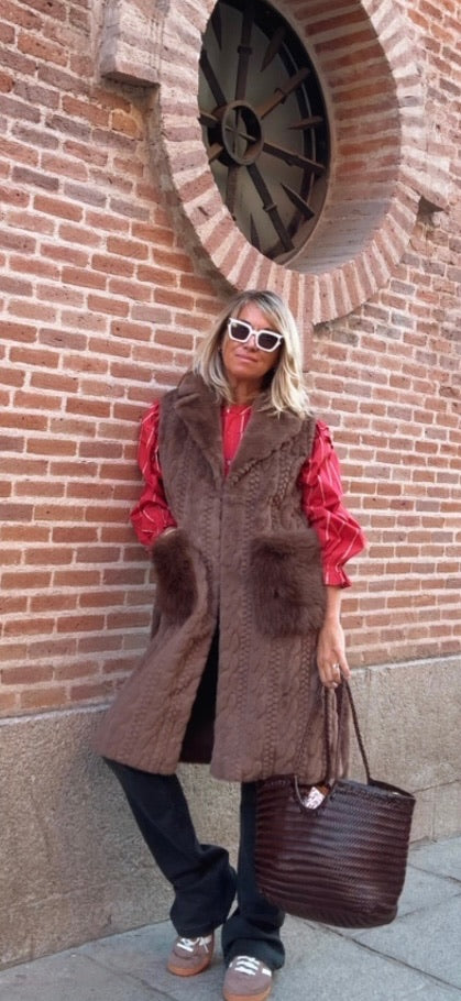 Chaleco Zurich chocolate