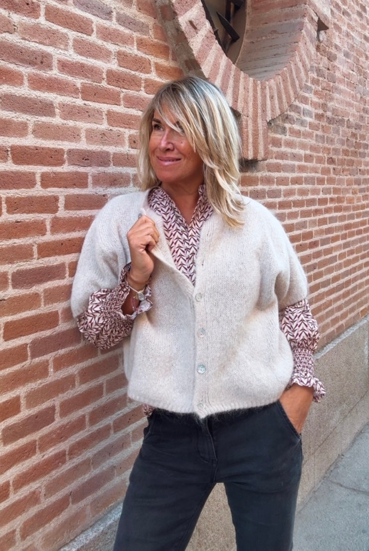 Chaqueta Évora beige