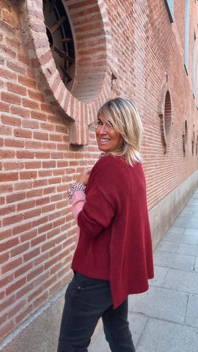 Chaqueta Ribadesella burdeos