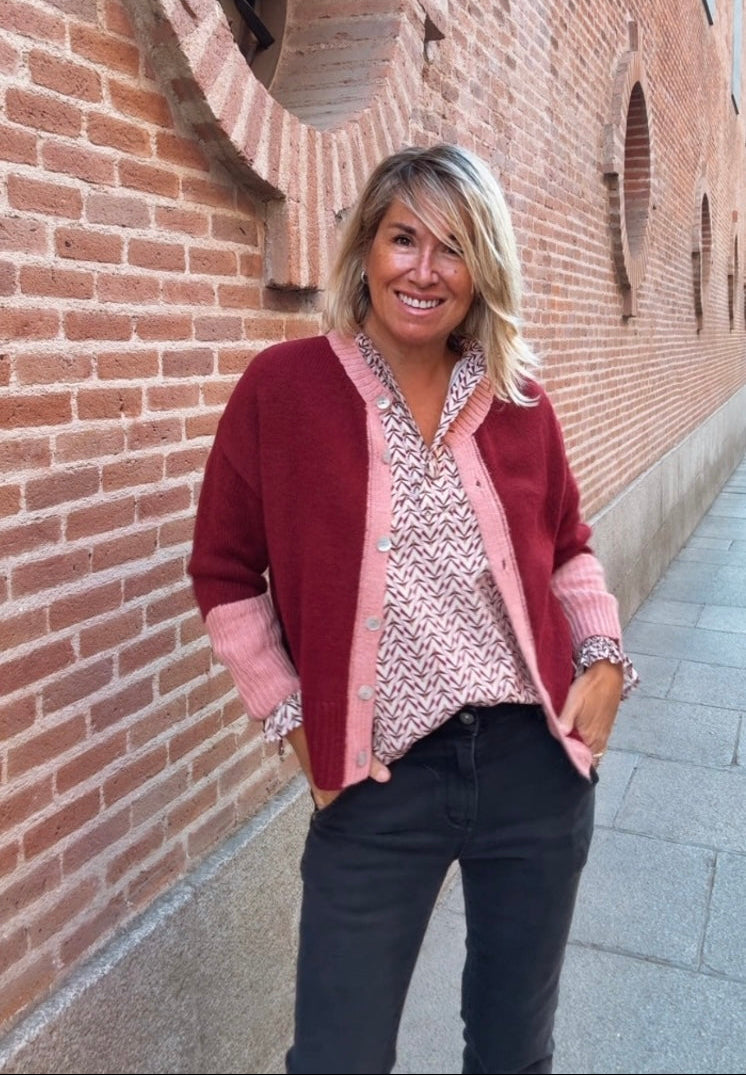 Chaqueta Ribadesella burdeos