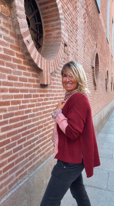 Chaqueta Ribadesella burdeos