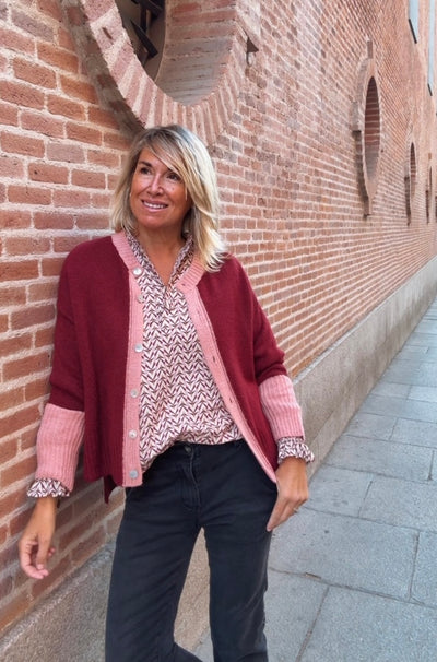 Chaqueta Ribadesella burdeos