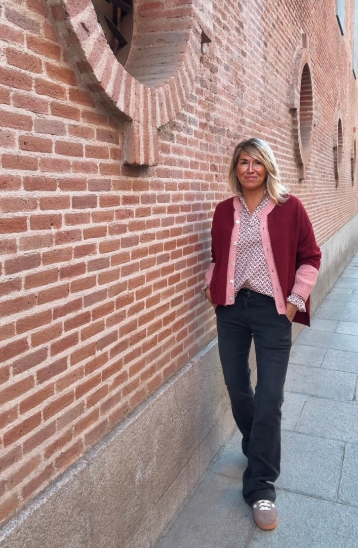 Chaqueta Ribadesella burdeos