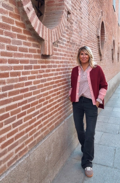 Chaqueta Ribadesella burdeos