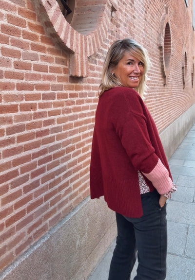 Chaqueta Ribadesella burdeos