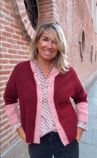 Chaqueta Ribadesella burdeos