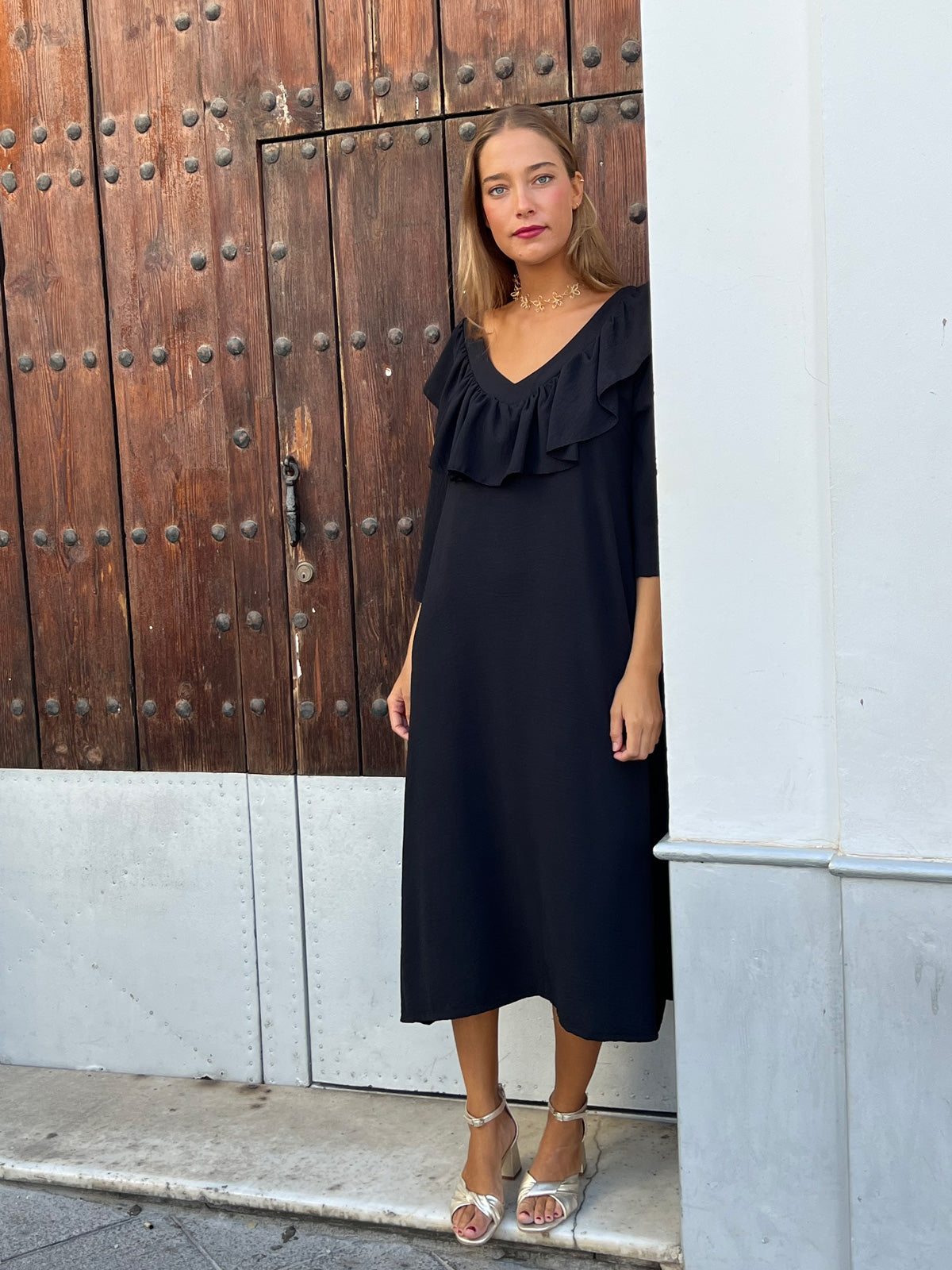 Vestido Córdoba Noir (**PREVENTA)