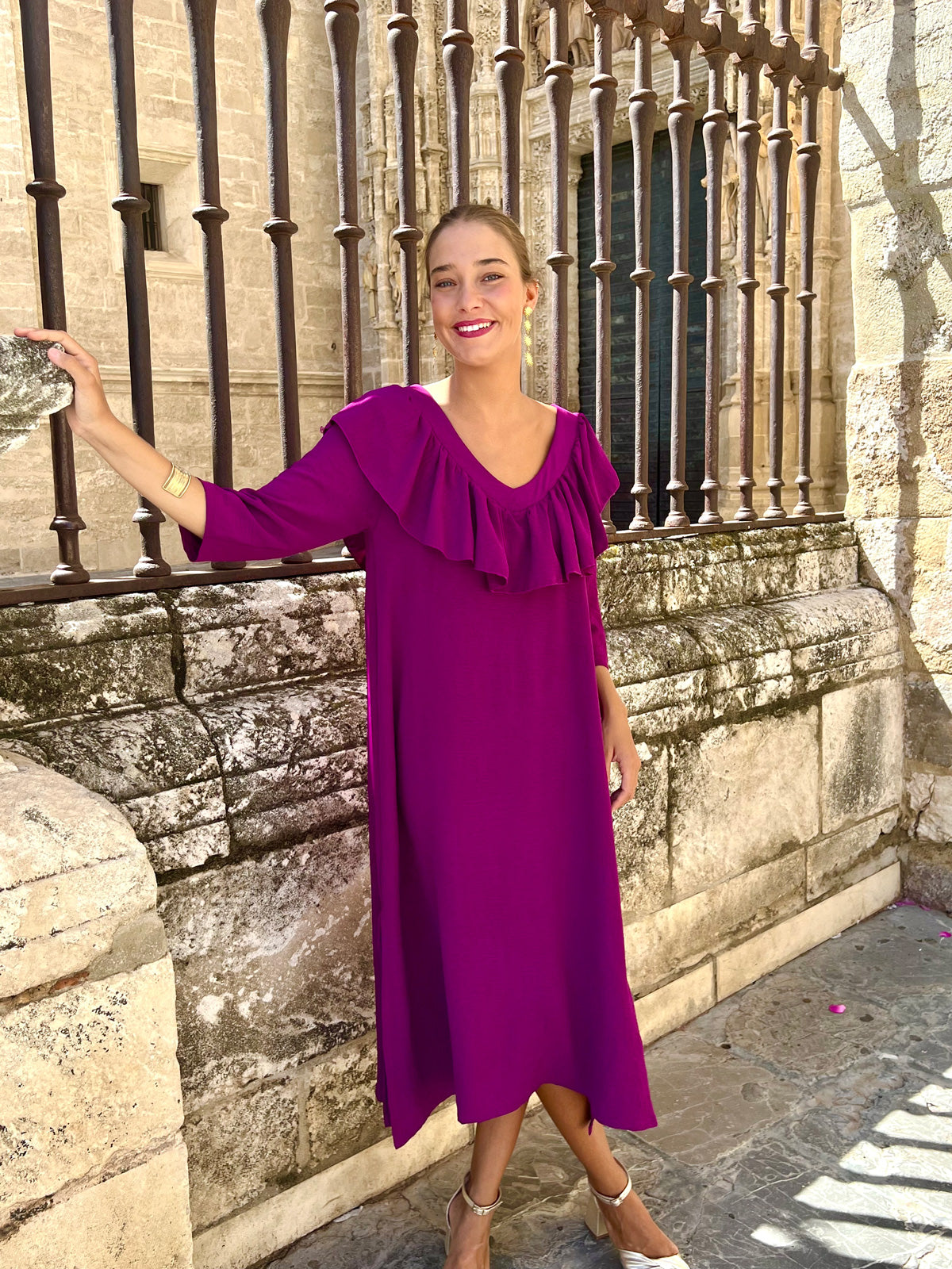 Vestido Córdoba Berry (**PREVENTA)