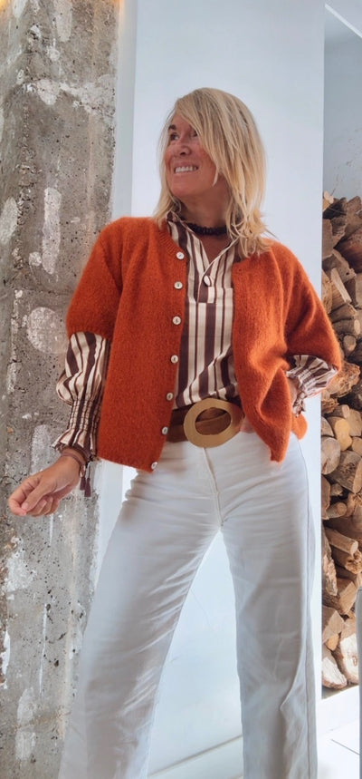 Chaqueta Évora teja