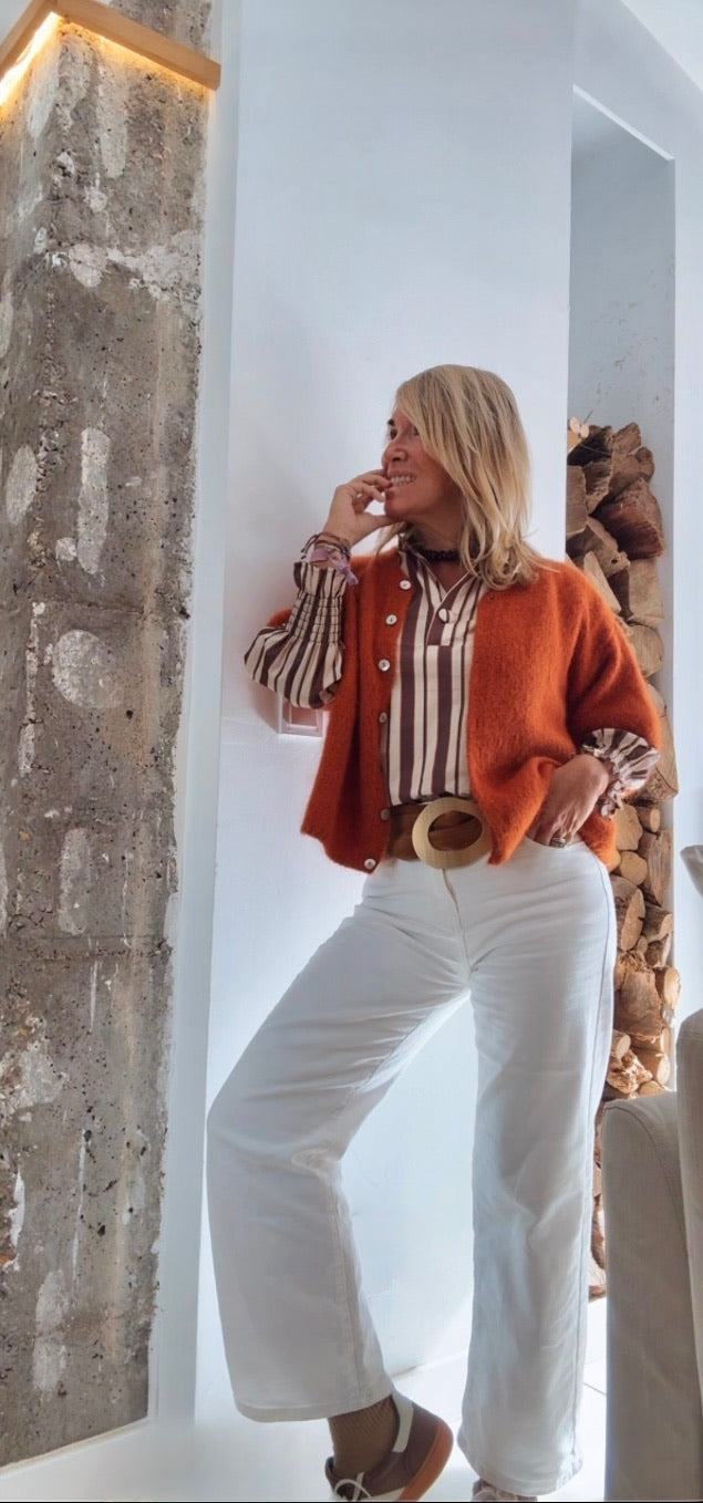 Chaqueta Évora teja