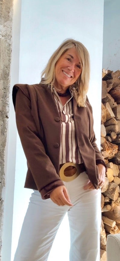 Chaqueta Braganza marron